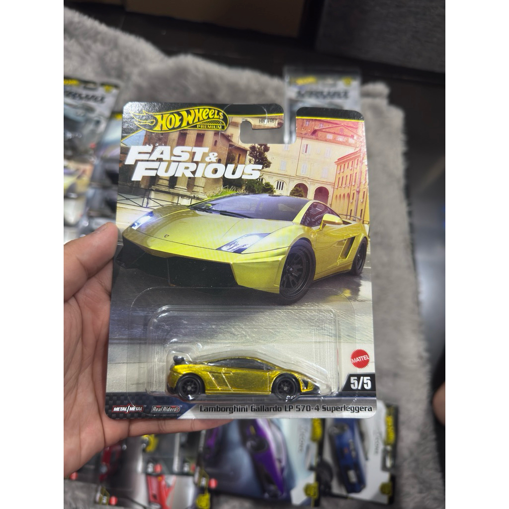 hot wheels lamborghini gallardo fast and furious emas premium hot wheels lambo emas ff hot wheels la