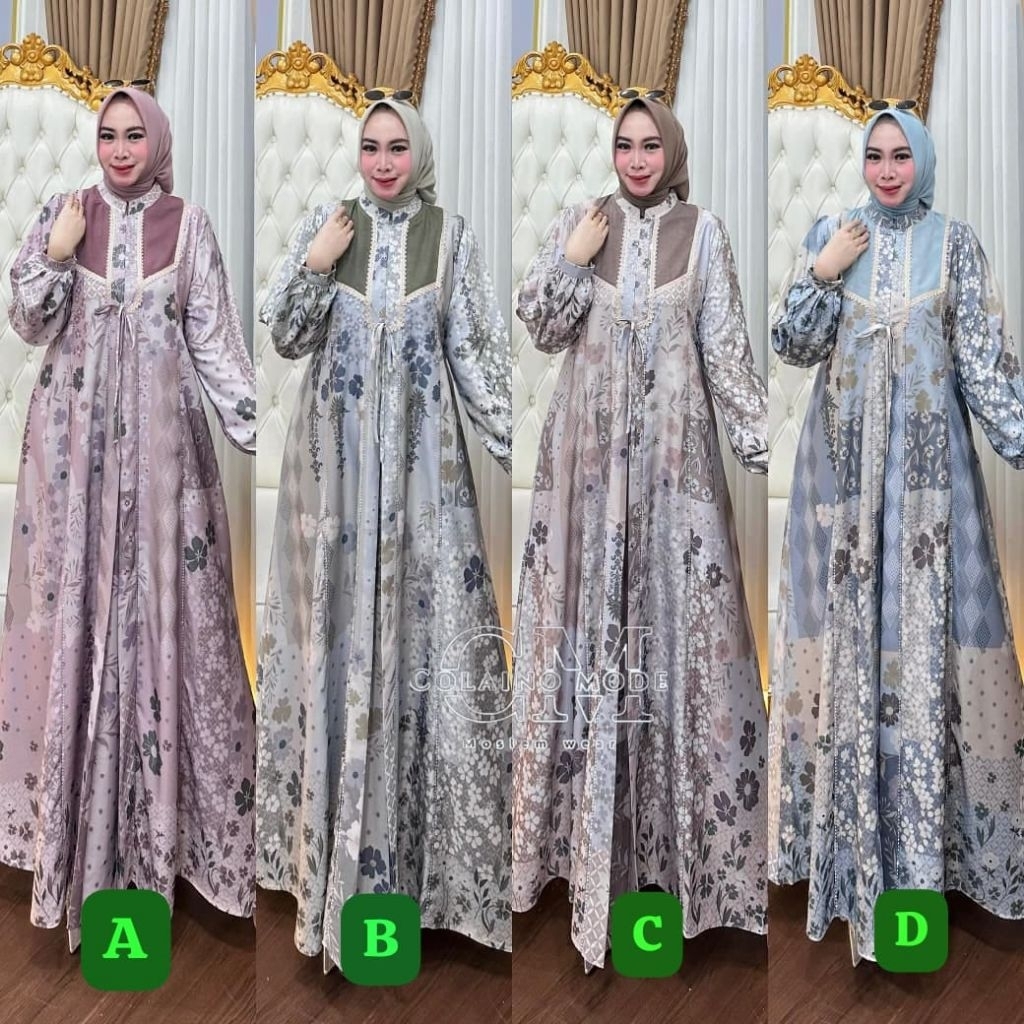 Gamis Sutra Biba Premium