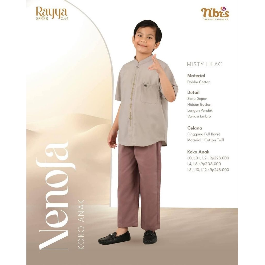 KOKO ANAK NENOFA MISTY LILAC NIBRAS