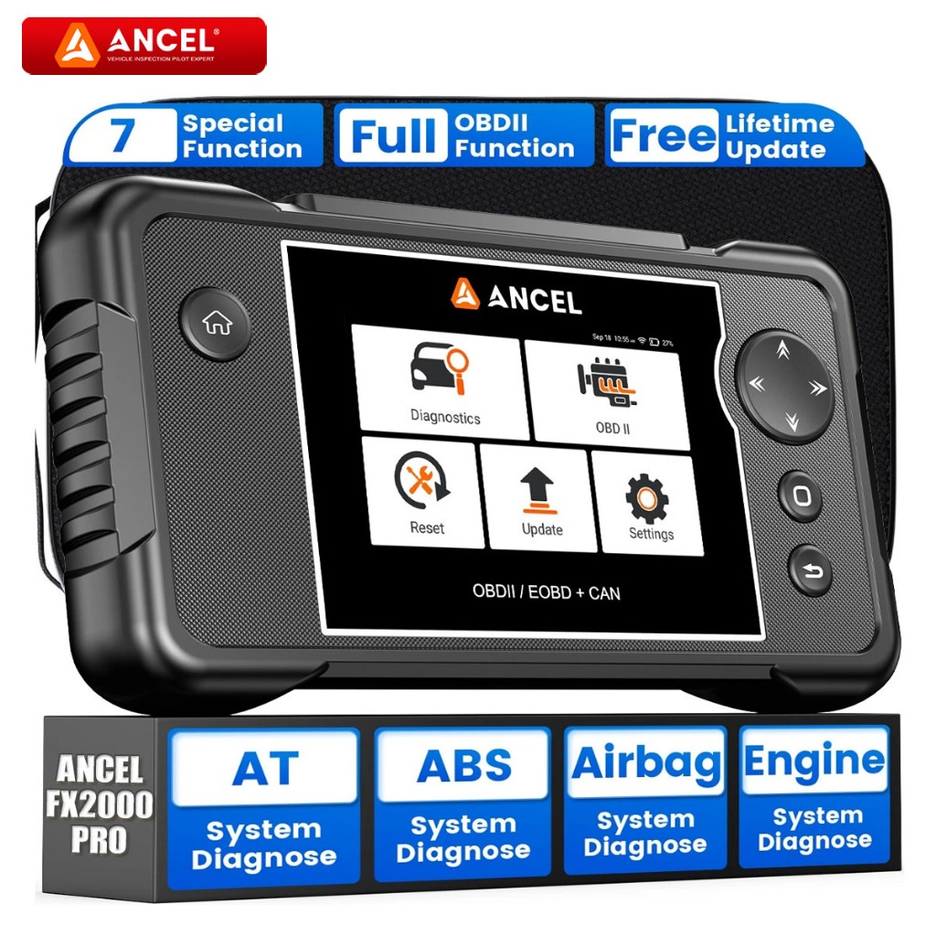 ANCEL FX2000 PRO OBD2 Car Scanner Automotive ABS/ SRS/ Engine/ Automatic Transmission System Diagnos
