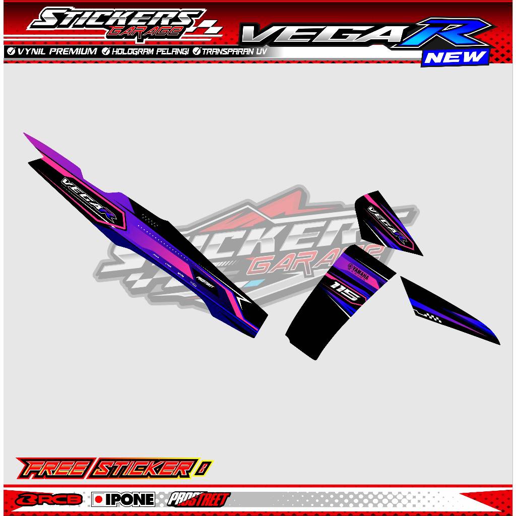 STRIPING VARIASI YAMAHA VEGA R NEW - RACING STYLE/ STICKER LIST MOTOR YAMAHA VEGA R NEW