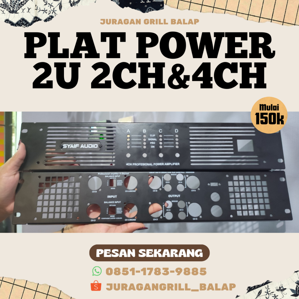 PLAT POWER 2U 2C&4CH