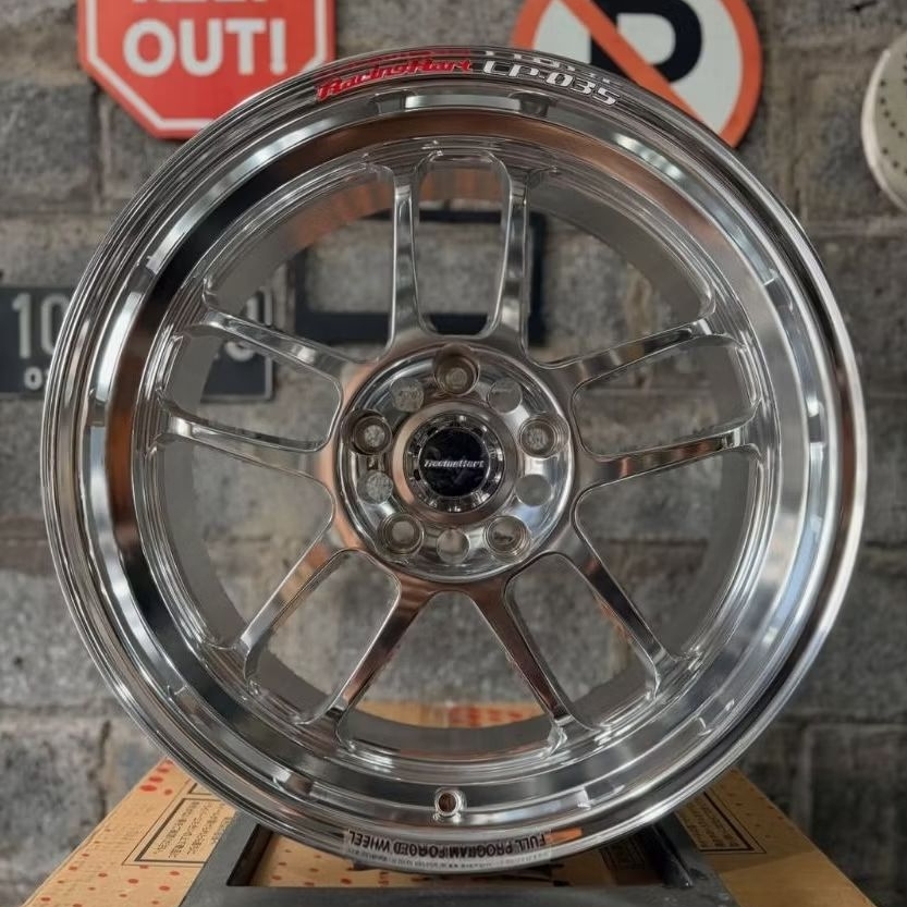 velg racing bmw ring 18 RACING HART CP035 PCD 5X120 HIGH POLISH velg mobil byd seal bmw