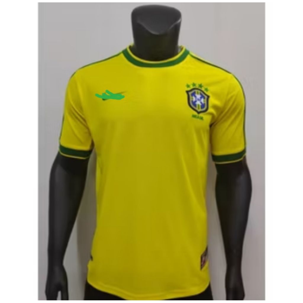 Baju bola Jersey Brazil Home 1998 2000 Jersey Retro Jersey Brazil Retro