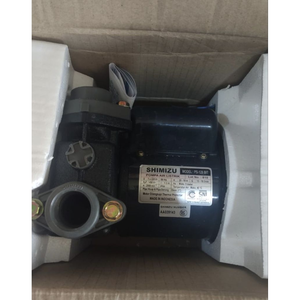 mesin pompa air SHIMIZU PS-128BIT