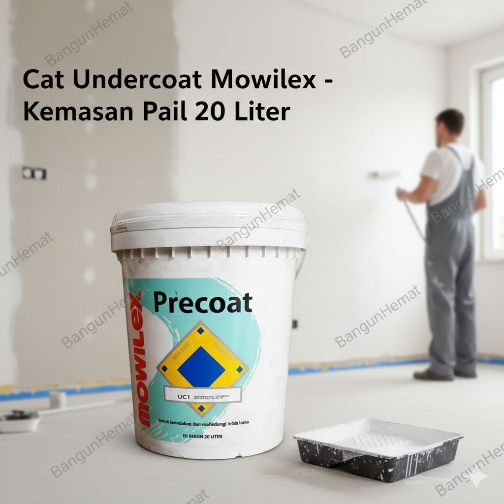 Cat Dasar Tembok Mowilex Precoat Undercoat UCT 20L Pail - Interior & Eksterior Anti Alkali