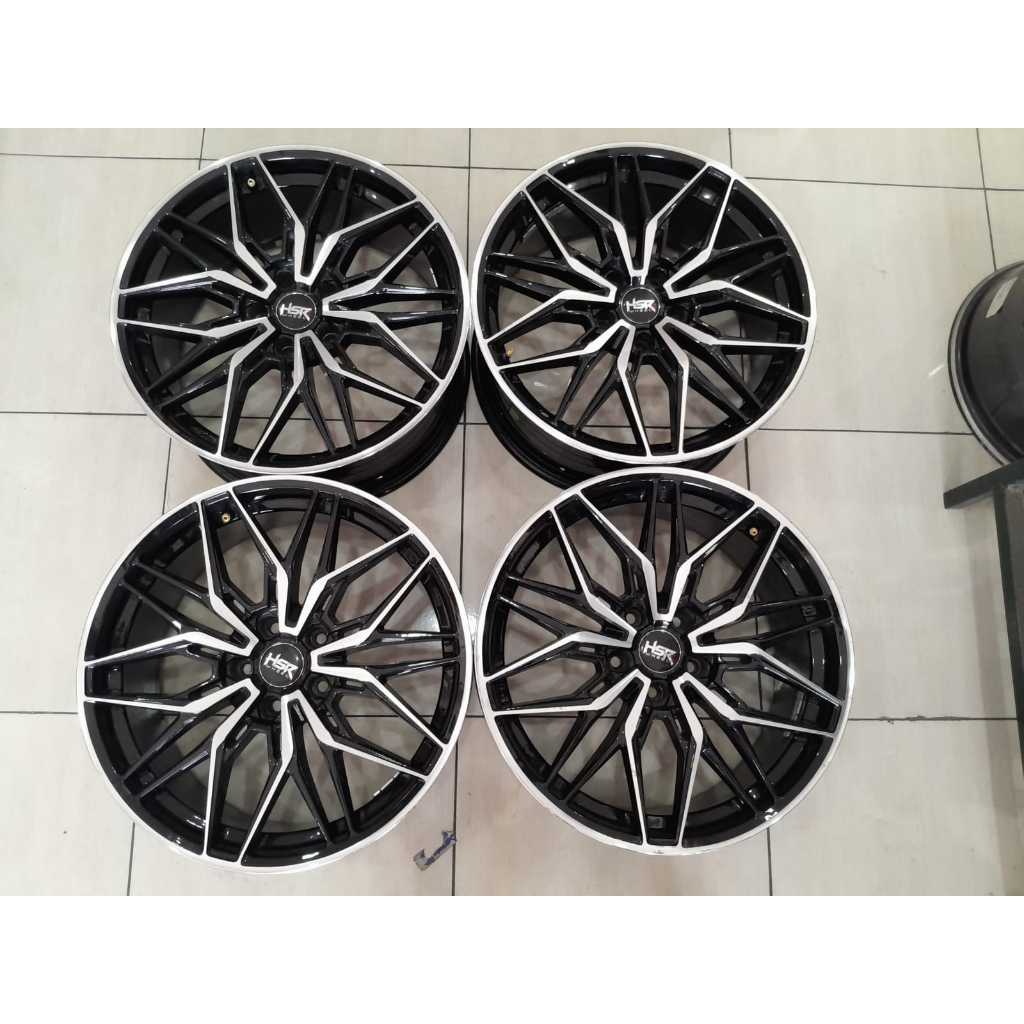 VELG MOBIL HSR BOTAIN R19X85 H5X114 BLACK POLIS MURAH PELEK RING 19 PCD 5X114 CAMRY ACCORD INNOVA