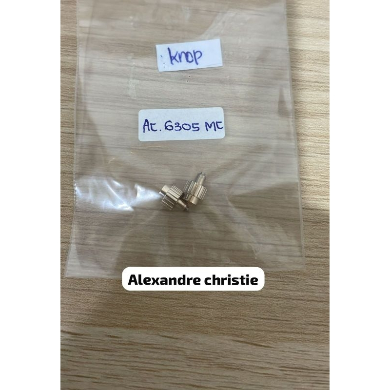 knop jam tangan Alexandre Christie 6305 MC Gold