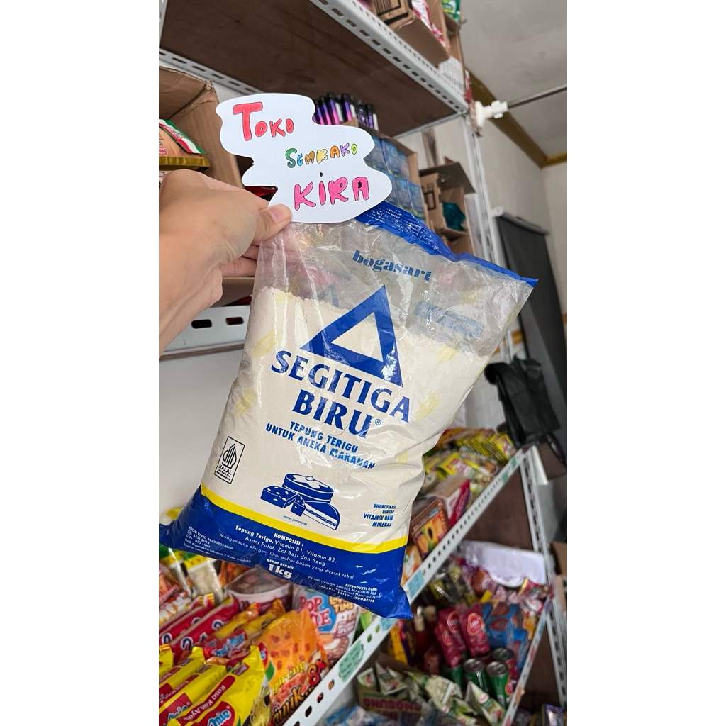 Tepung Terigu segitga Biru 1000g (1kg)