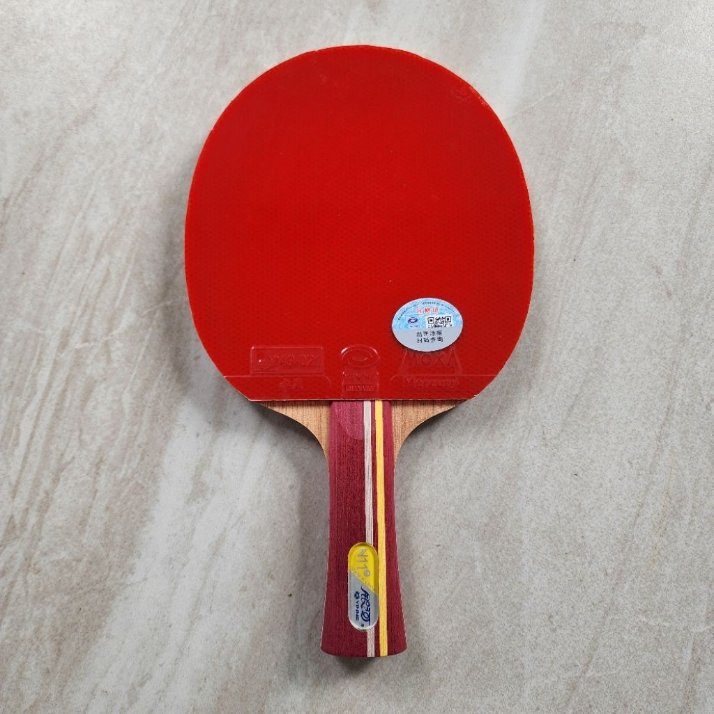 Bet Pingpong Rakitan Yinhe N11s Siap Pakai NEW - Karet Yinhe Mercury 2
