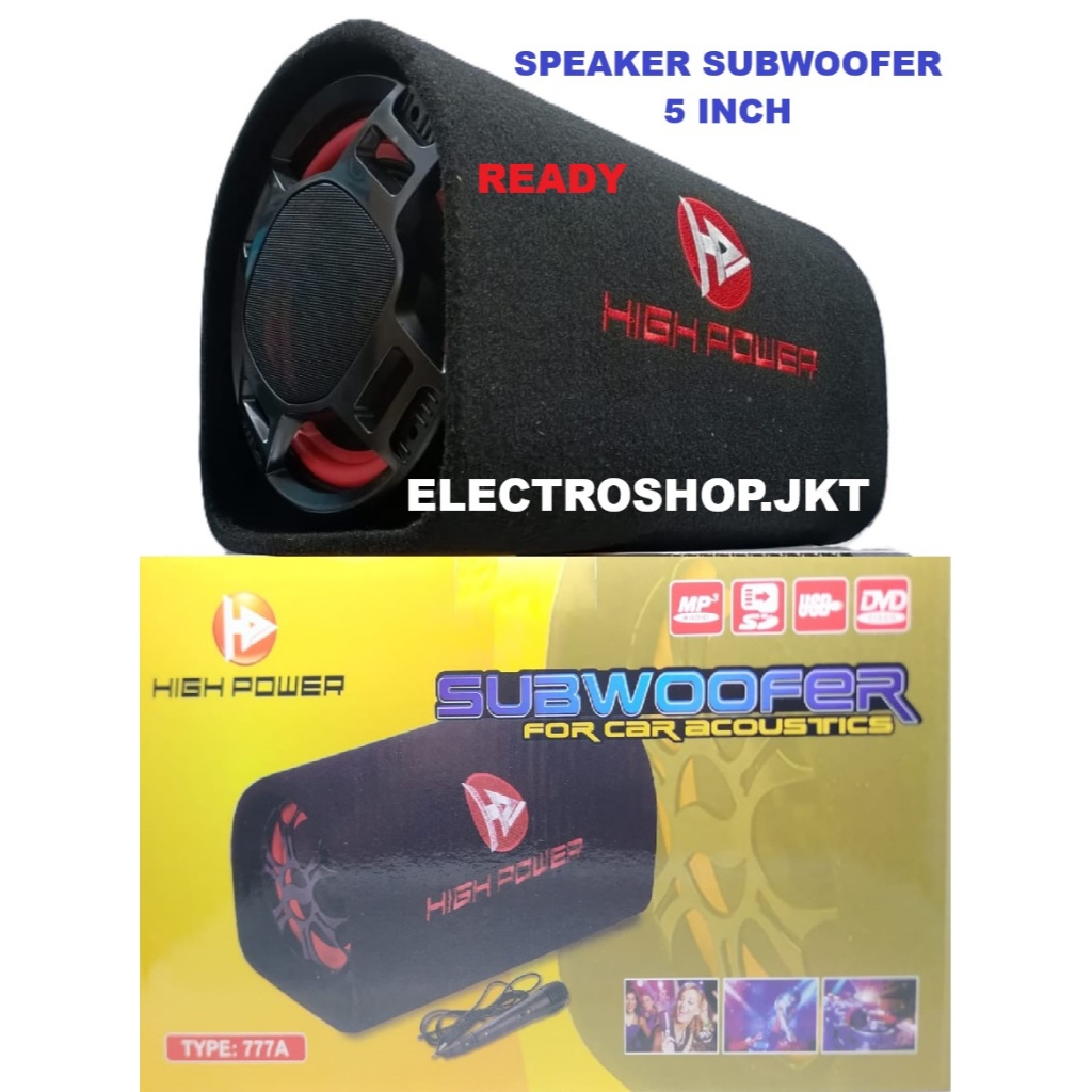 SPEAKER TABUNG 5 INCH , SPEAKER BLUETOOTH , SPEAKER AKTIF SUBWOOFER , SPEAKER 5" SUARA NGEBASS , SPE