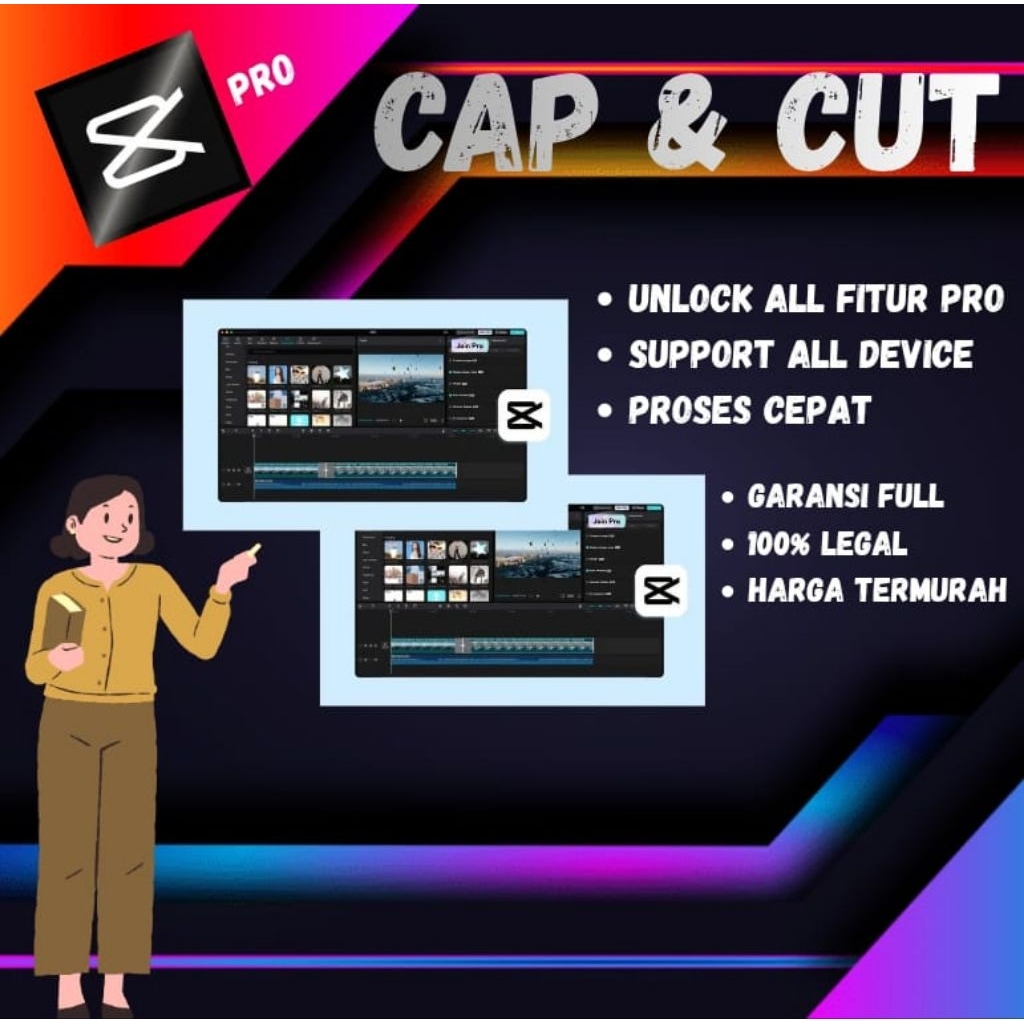 pro capcut 9000++ template siap pakai