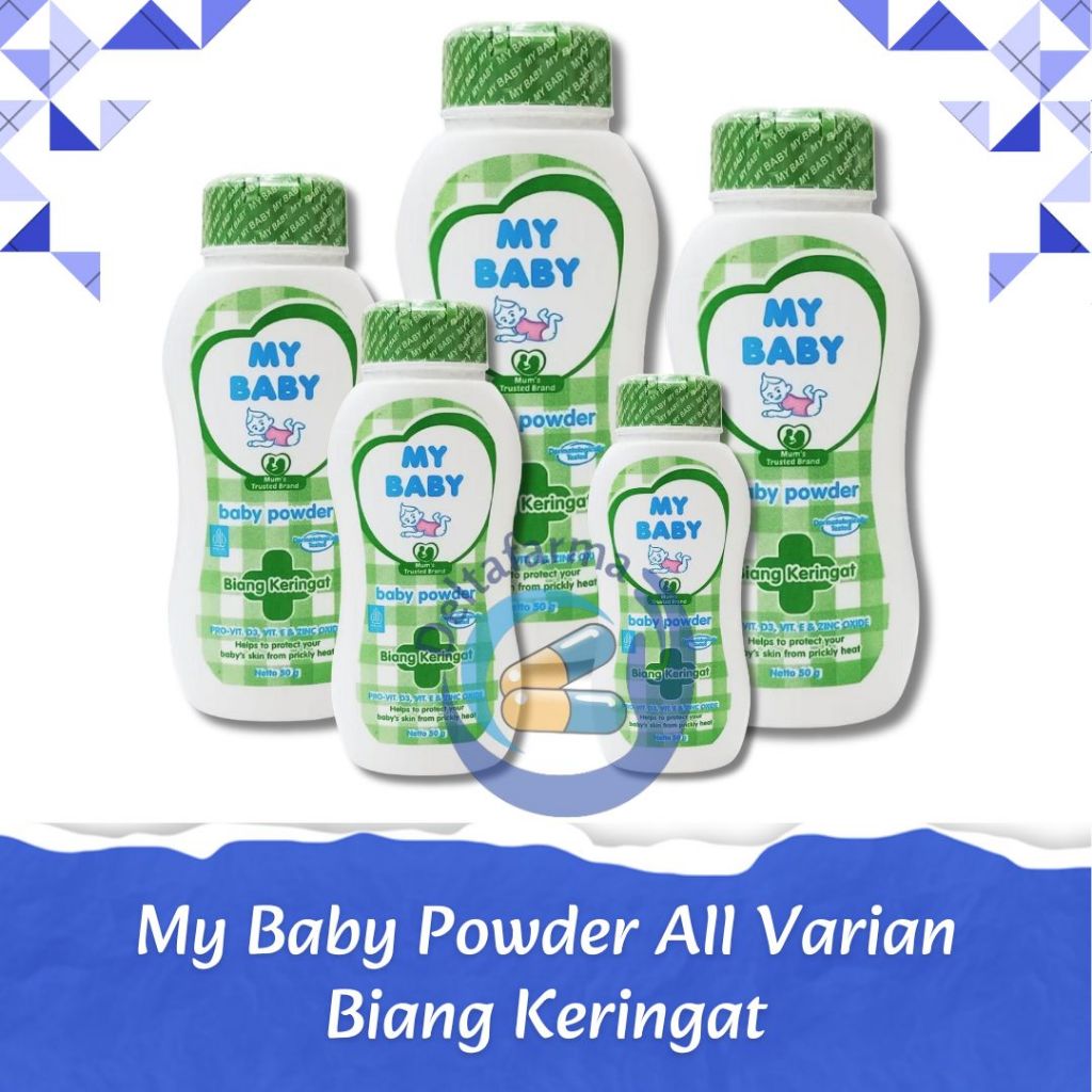 Bedak Bayi My Baby Biang Keringat All Varian