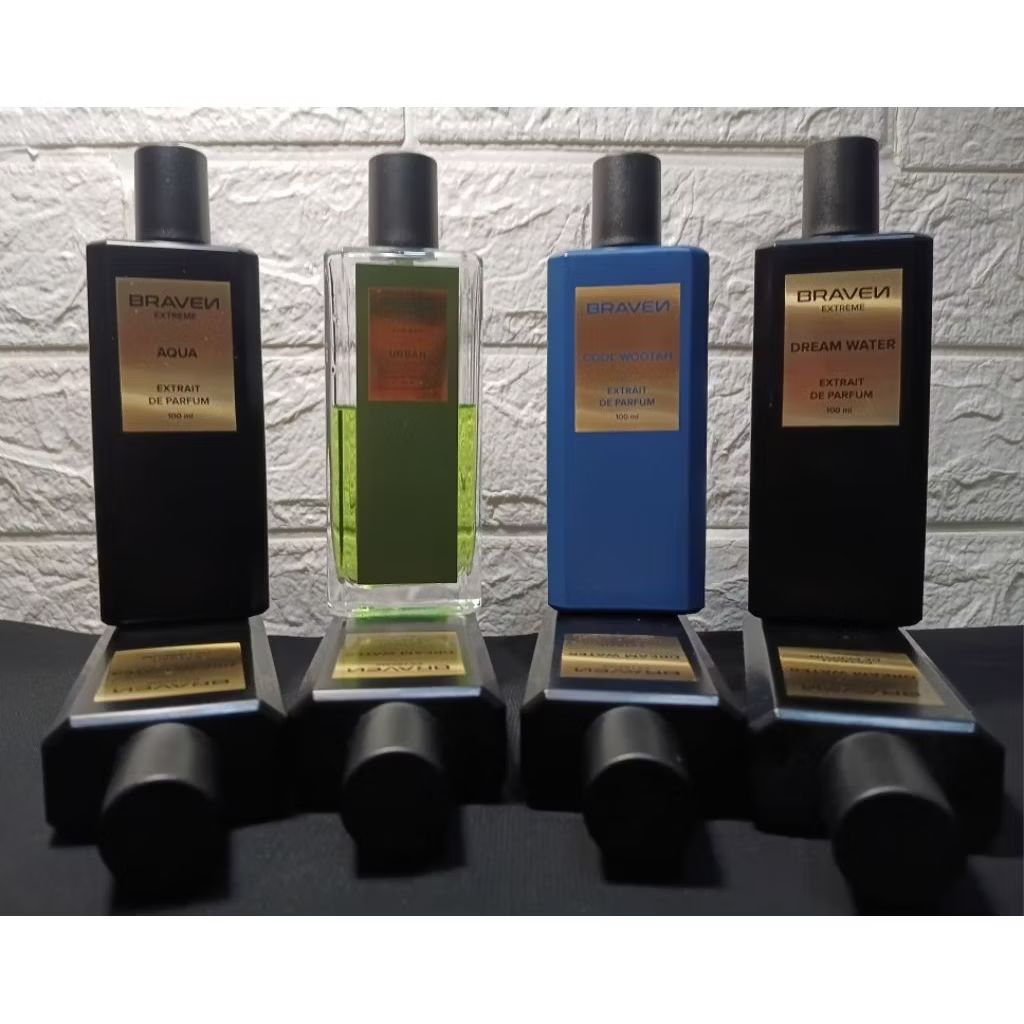 Decant Parfum Braven Dark Imagination, Urban, Dream Water, Aqua, Cool Wotah, Tobacco