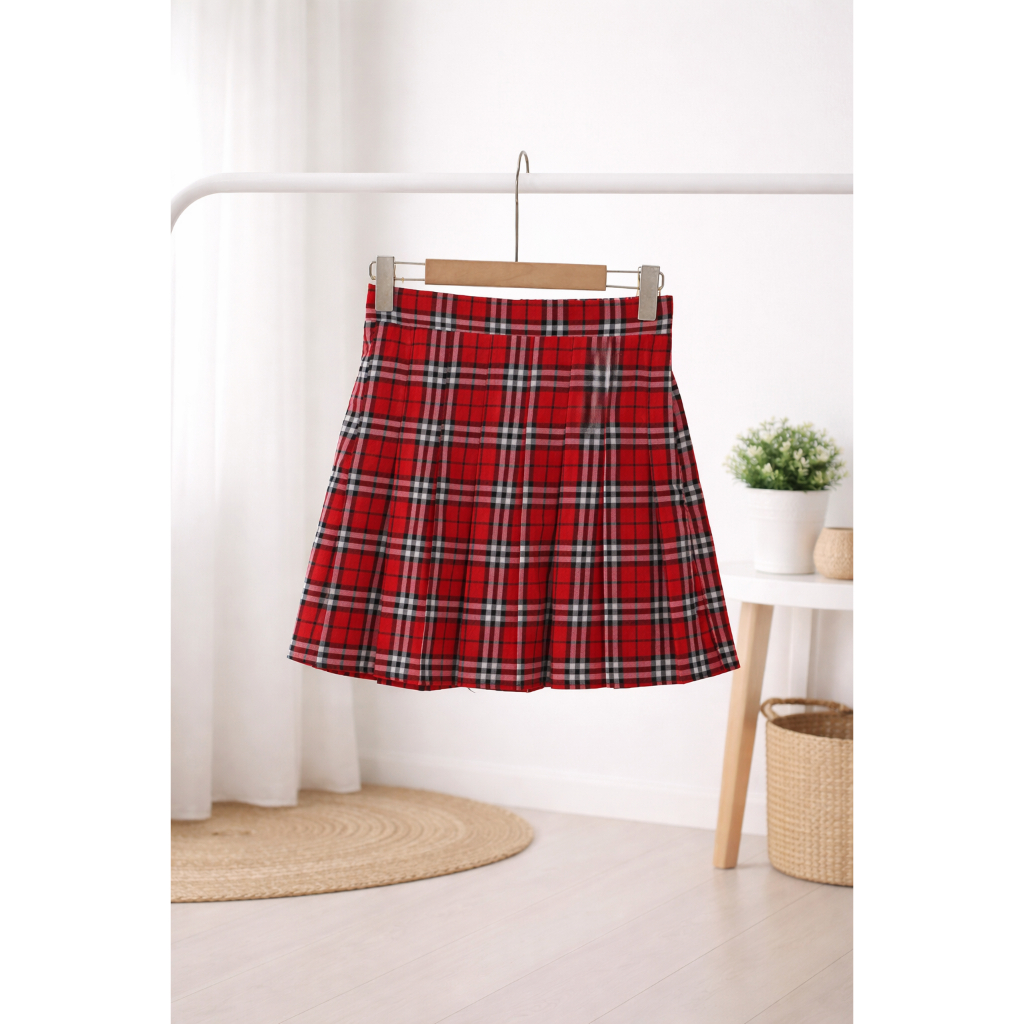 Rok Mini Kotak Wanita | Korean Mini Skirt