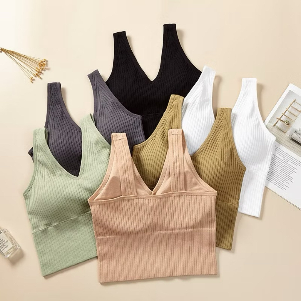 tanktop BRA korea Murah Bralette Wanita Bh Wanita Bra Sexy Bh Murah Pakaian Dalam COD Sport