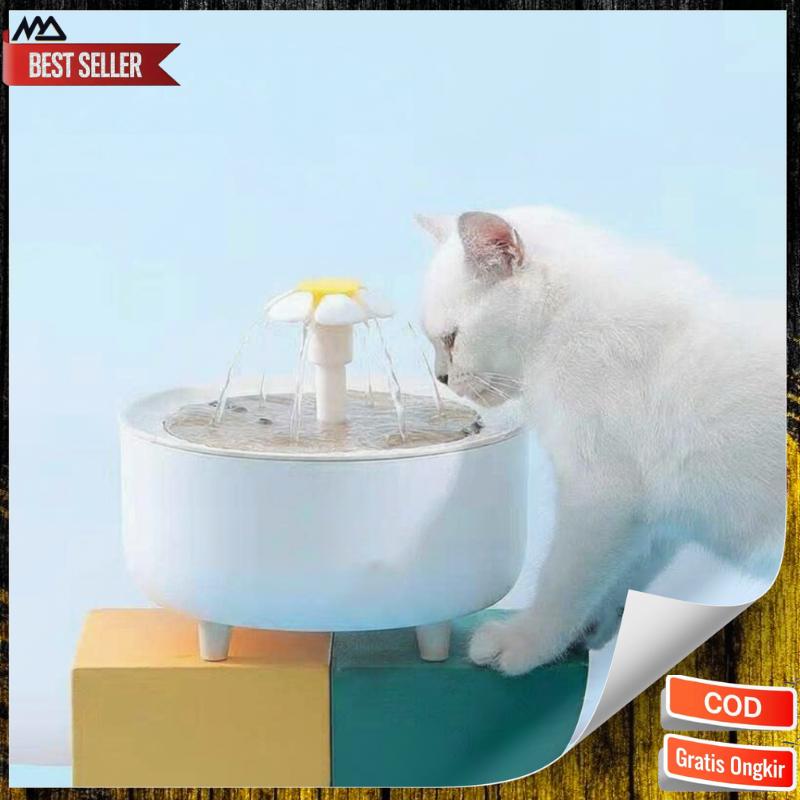 Wadah Minum Kucing / Tempat Minum Anjing Kucing Fountain Dispenser 2L / Tempat Minum Kucing