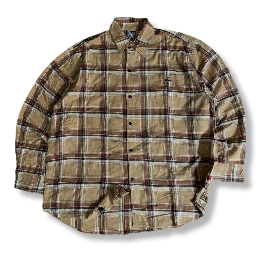VINTAGE DOGTOWN PLAID LONG SHIRT | KEMEJA | JSNG