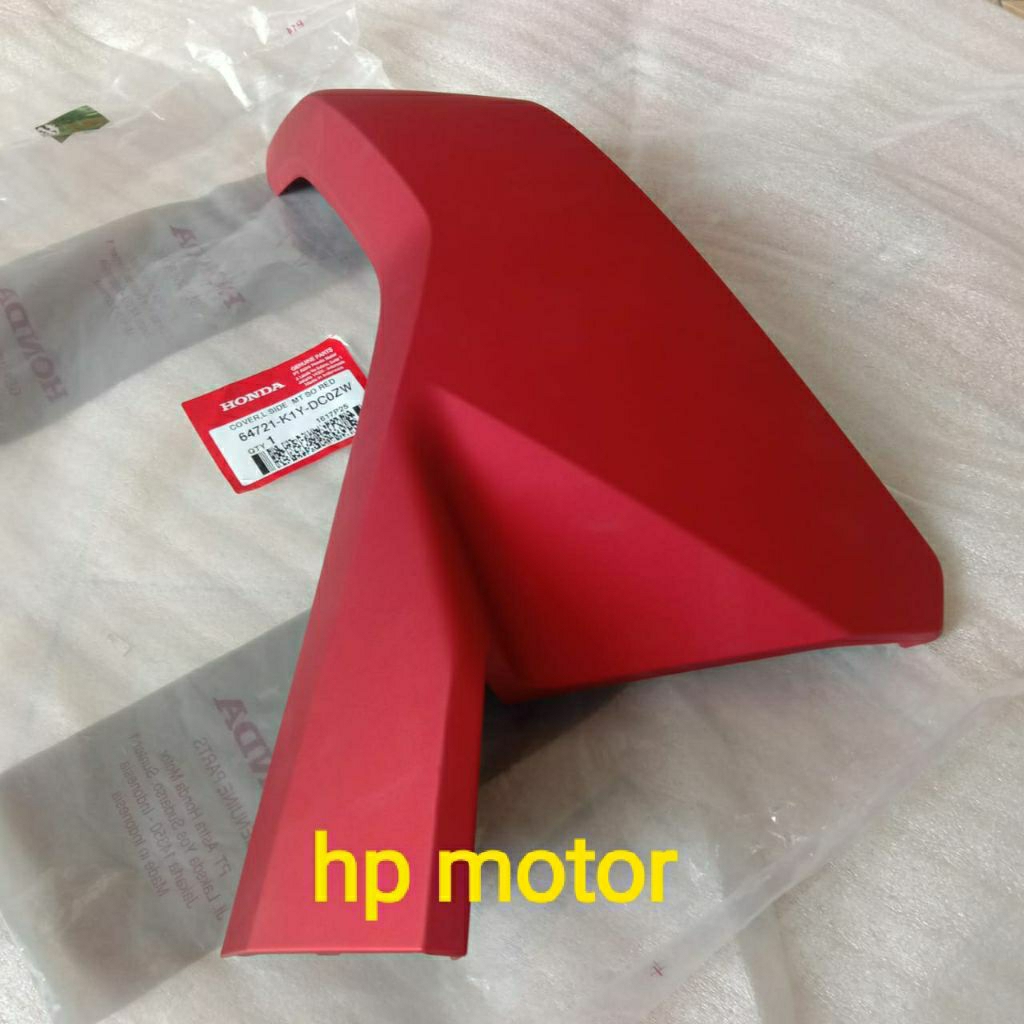 COVER SAMBUNGAN SAYAP KIRI PCX160 2025 MERAH DOFF COVER BODY DEPAN KIRI PCX160 2025 MERAH DOFF ORIGI