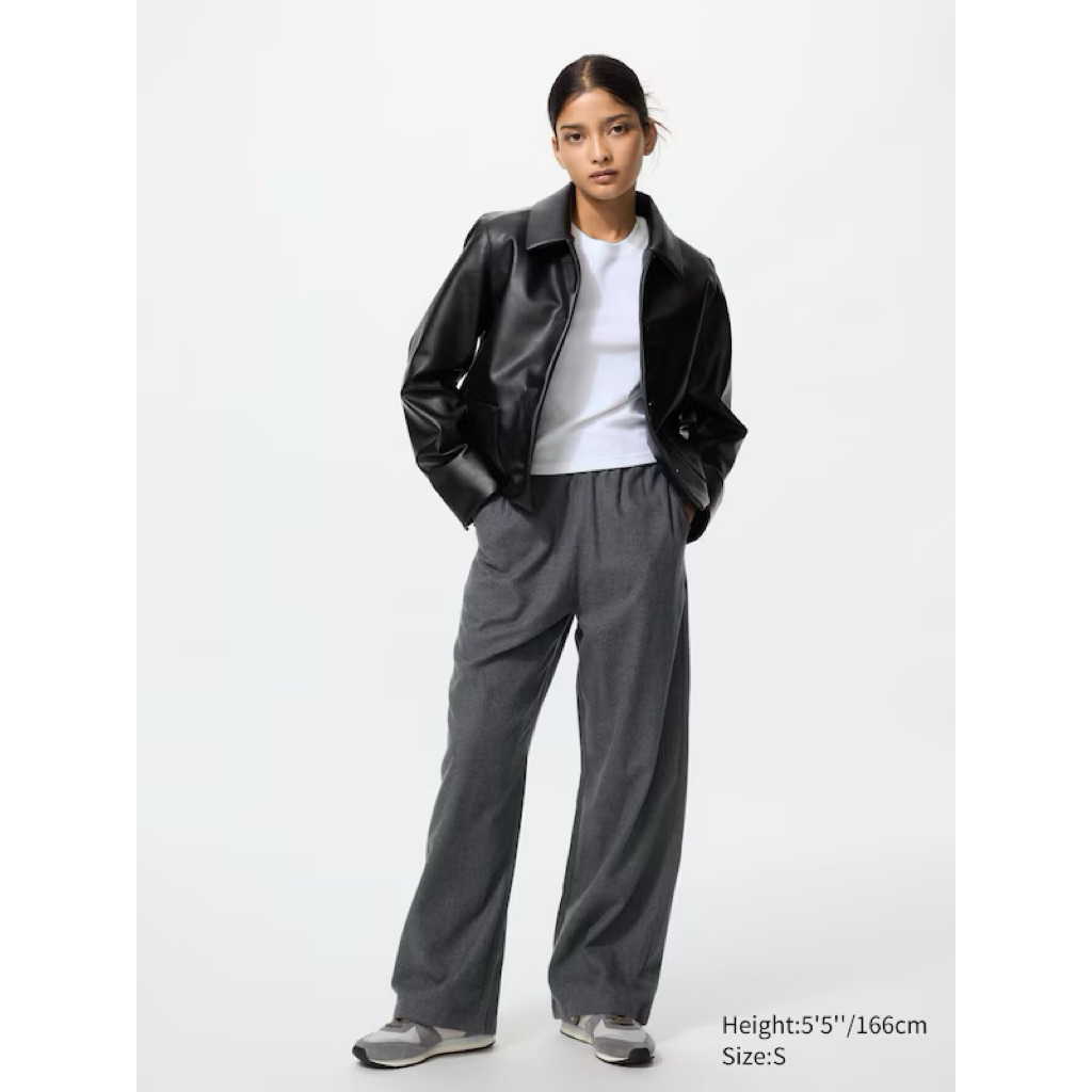 (new) Uniqlo Flannel Pants - grey (L)