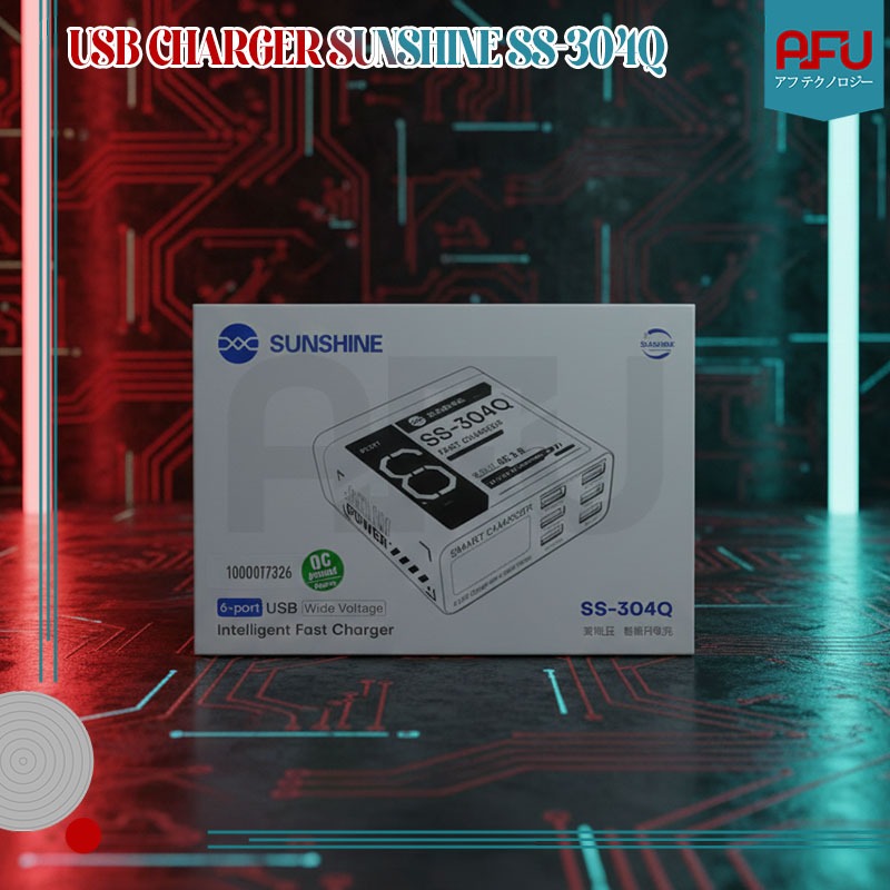 USB Charger BOX 304Q For Sunshine 6 Port Usb / Box Charger 6 Port USB For Sunshine