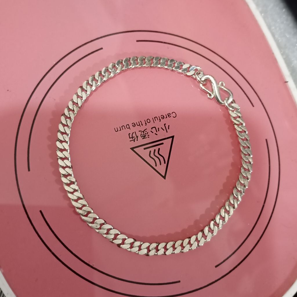 Gelang Pria Wanita unisex Perak Silver 925