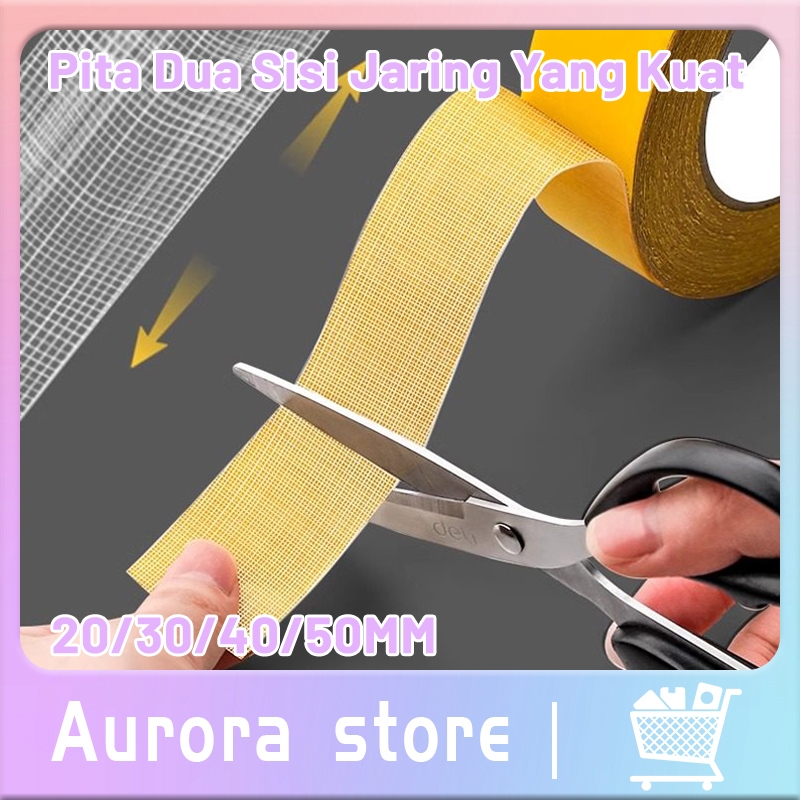 Berry Tape Isolasi Kertas Masking Tape 10M Ukuran 20MM/30MM/40MM/50MM