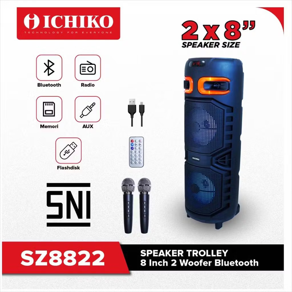 Speaker Super bass 3000W ICHIKO