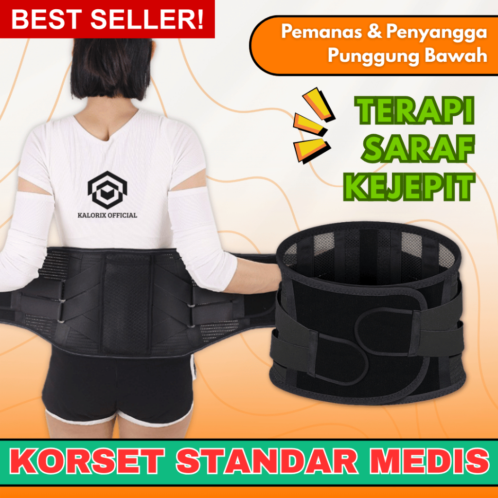 Sabuk Terapi Nyeri Pinggang Korset Nyeri Punggung Korset Lumbal Saraf Kejepit Sabuk Pinggang Nyeri P
