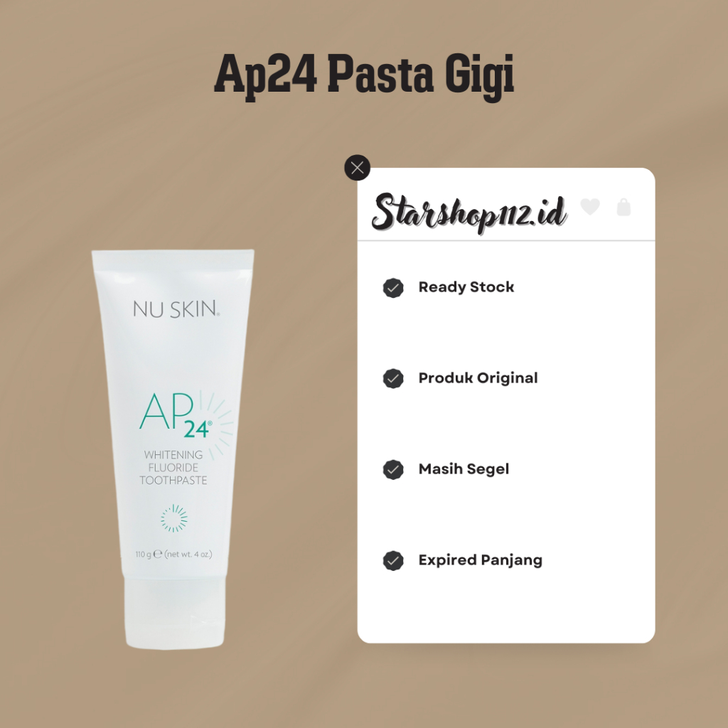 Pasta Gigi AP)24 Whitening Fluoride Toothpaste ED 2027