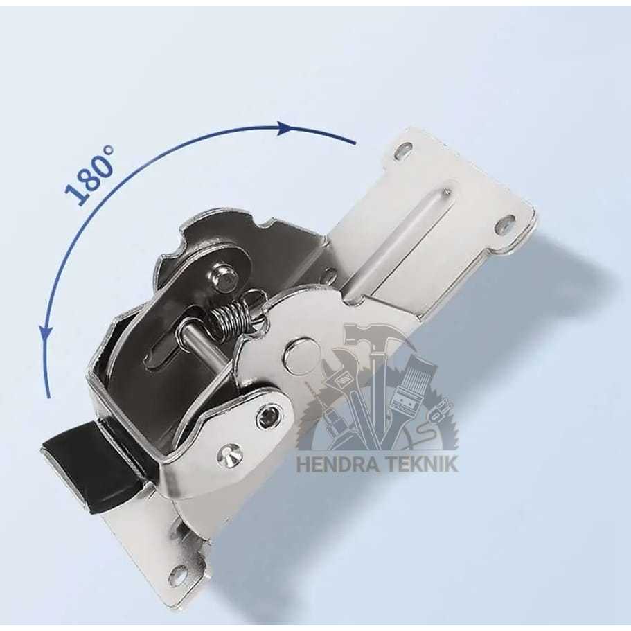 ENGSEL KUNCI KAKI MEJA CROM ENGSEL LIPAT CHROME SERBAGUNA SIKU RAK LIPAT