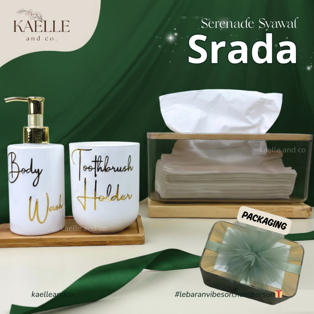 KAELLE AND CO - SRADA | Gift  Souvenir / Souvenir Hadiah untuk Birthday Wedding Perpisahan Kerja Res