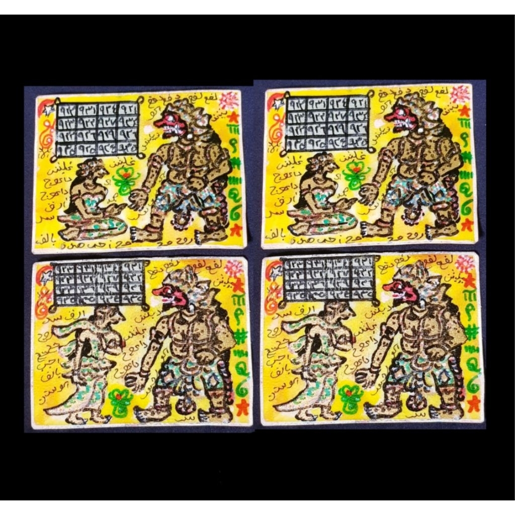 Koleksi Lukisan TL Mini Pakem Prabh Rahwana & Sinta Karya H.Ibrahim