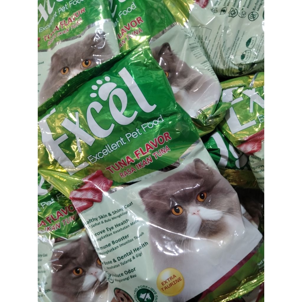 Excel Makanan kucing pakan kucing Excel 500gr