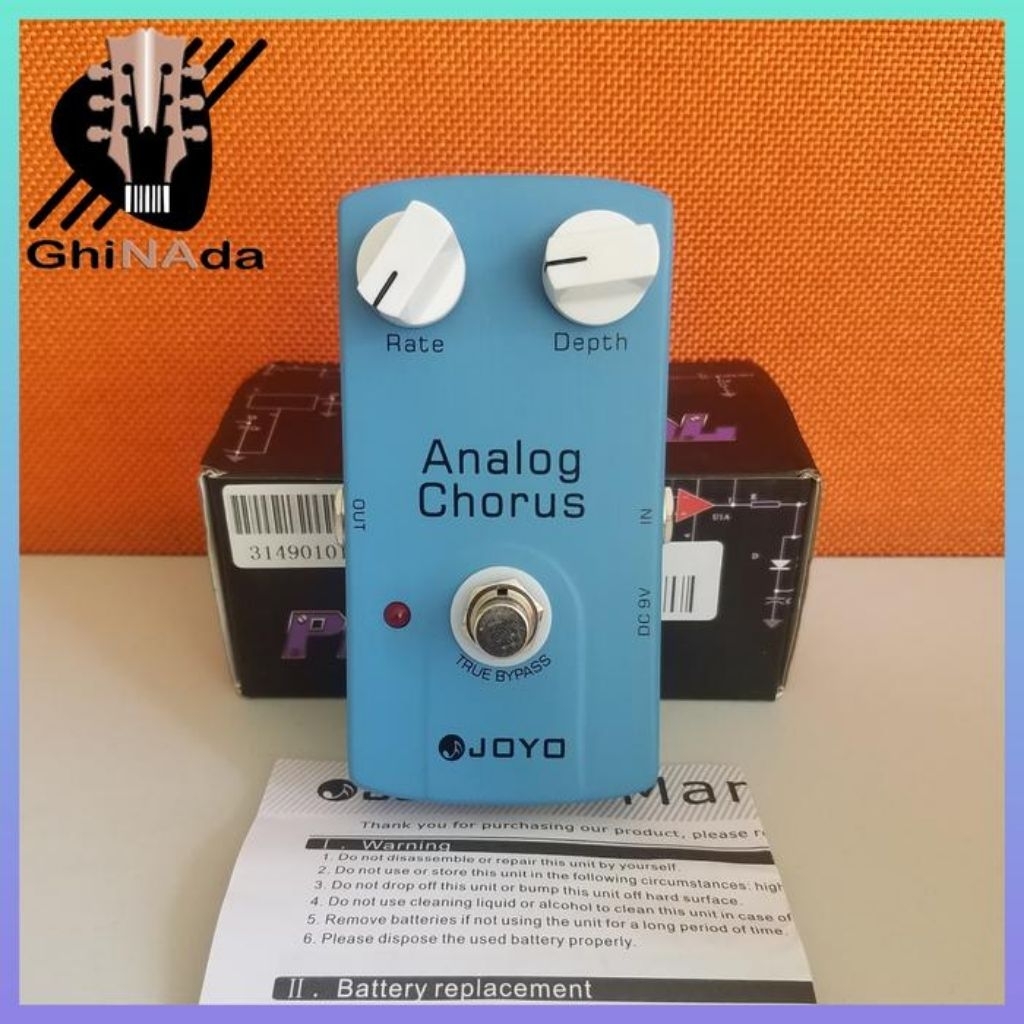JOYO JF-37 Analog Chorus Efek Pedal
