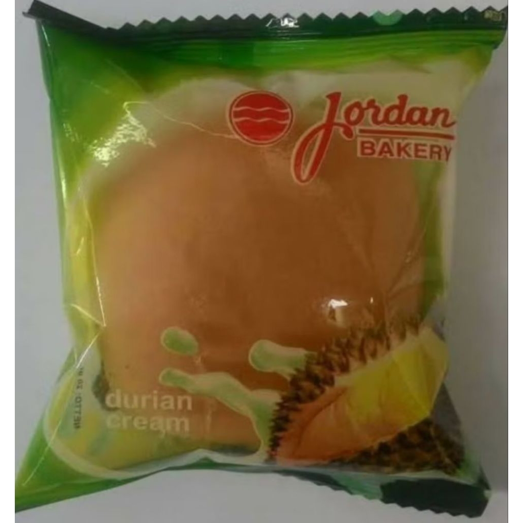 Roti Durian Cream Jordan Bakery 1 Pak isi 10