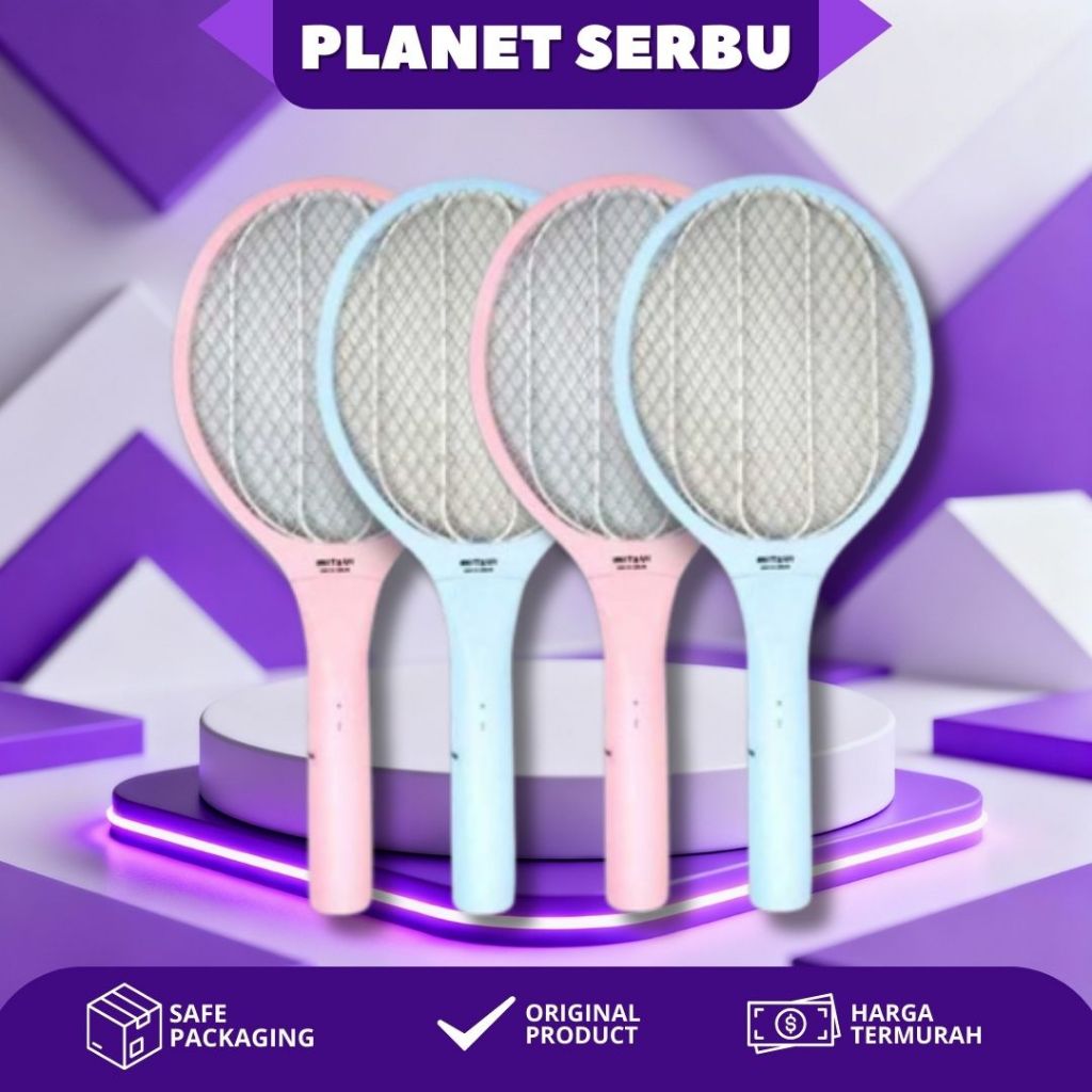 Mitsui Raket Nyamuk MRN 65 Zeus / Reket Cas Murah