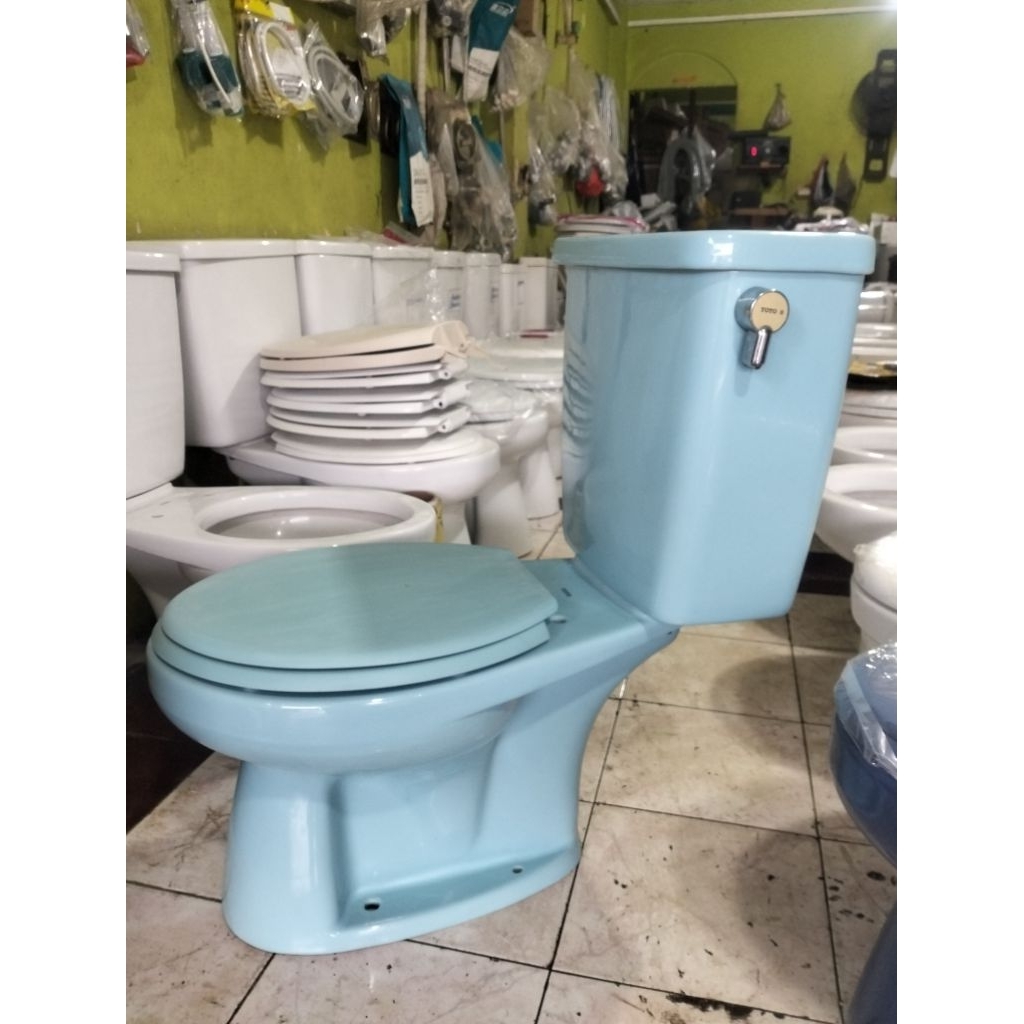 CLOSET DUDUK TOTO CW 516 BIRU MUDA