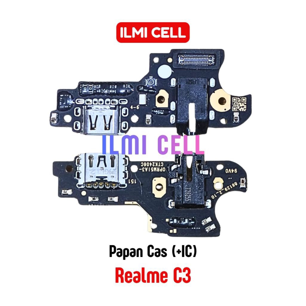 PAPAN KONEKTOR CAS MIC REALME C3 ORI