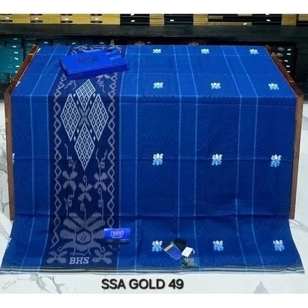 Sarung BHS CLASSIC Songket DAM Gold Silver BHS Pekalongan BHS Klasik Songket