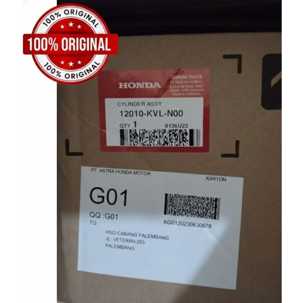 Blok Supra X 125/KPH 12010-KVL-N00 Original AHM