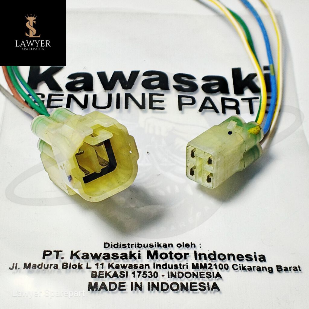 Socket Kabel Spull Spul Kawasaki New Ninja R RR S SS Old ZX150 Soket DLC Reset Pin 4 Waterproof Anti