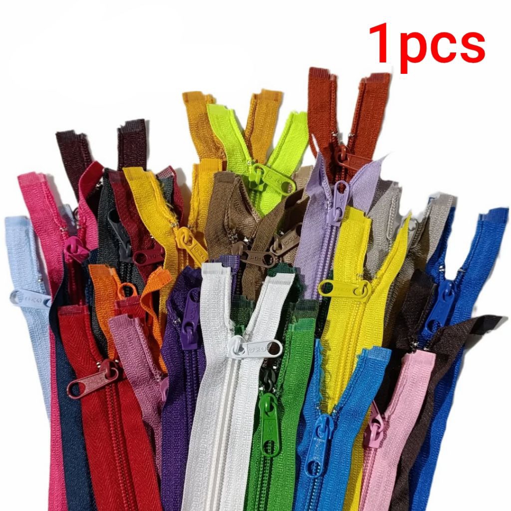 satuan resleting jaket coil 70cm 80cm warna
