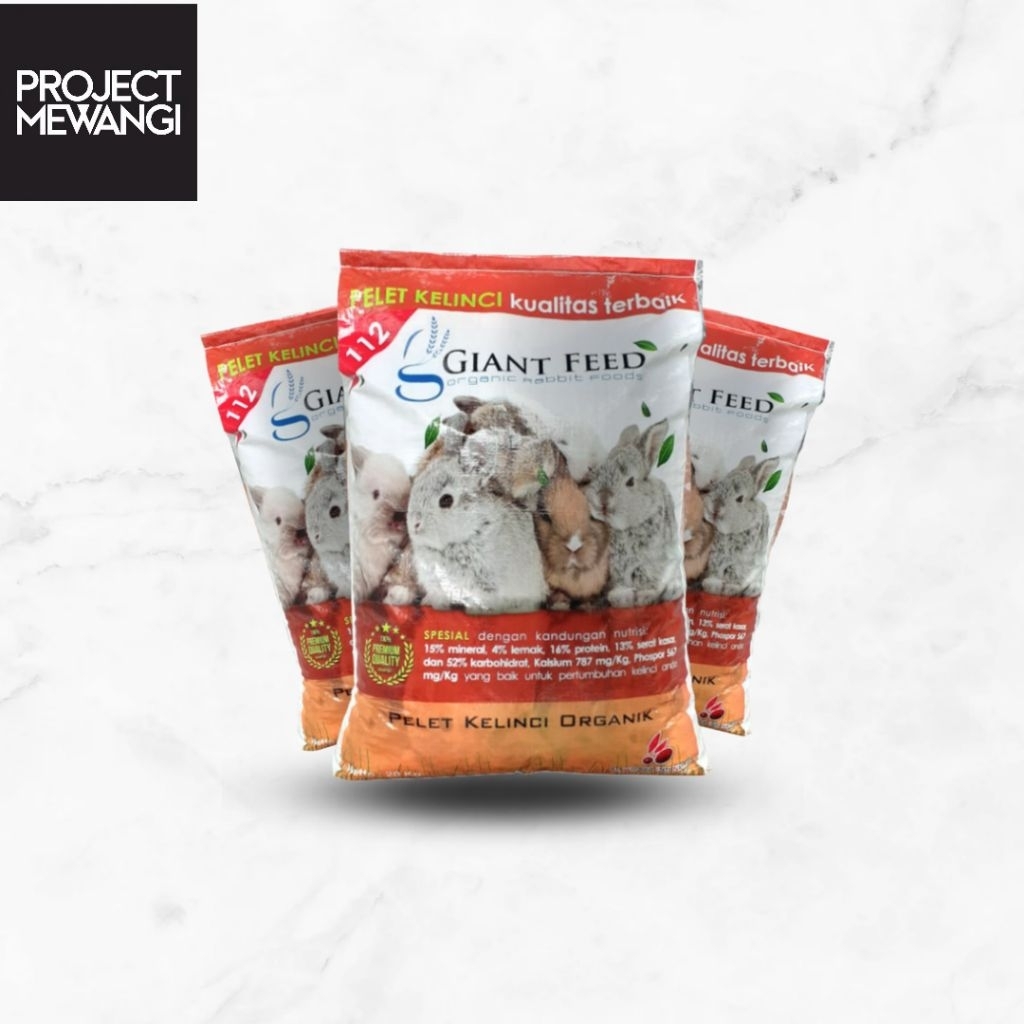 Pakan Kelinci Giant Feed 20kg Pelet Kelinci Giantfeed