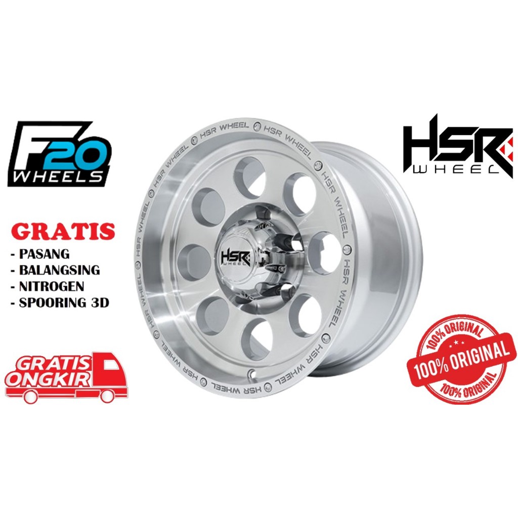 Velg Mobil Jimny Katana Eskudo HSR Duffiy R15 LUBANG 5x139,7