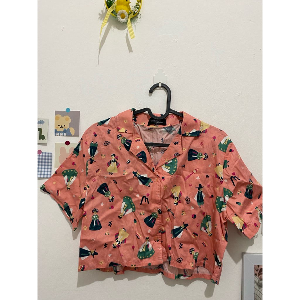 preloved crop top wanita Cotton Tree