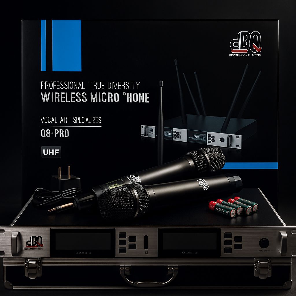 microphone wireless DBQ Q8pro dan Q8pro Black Edetion