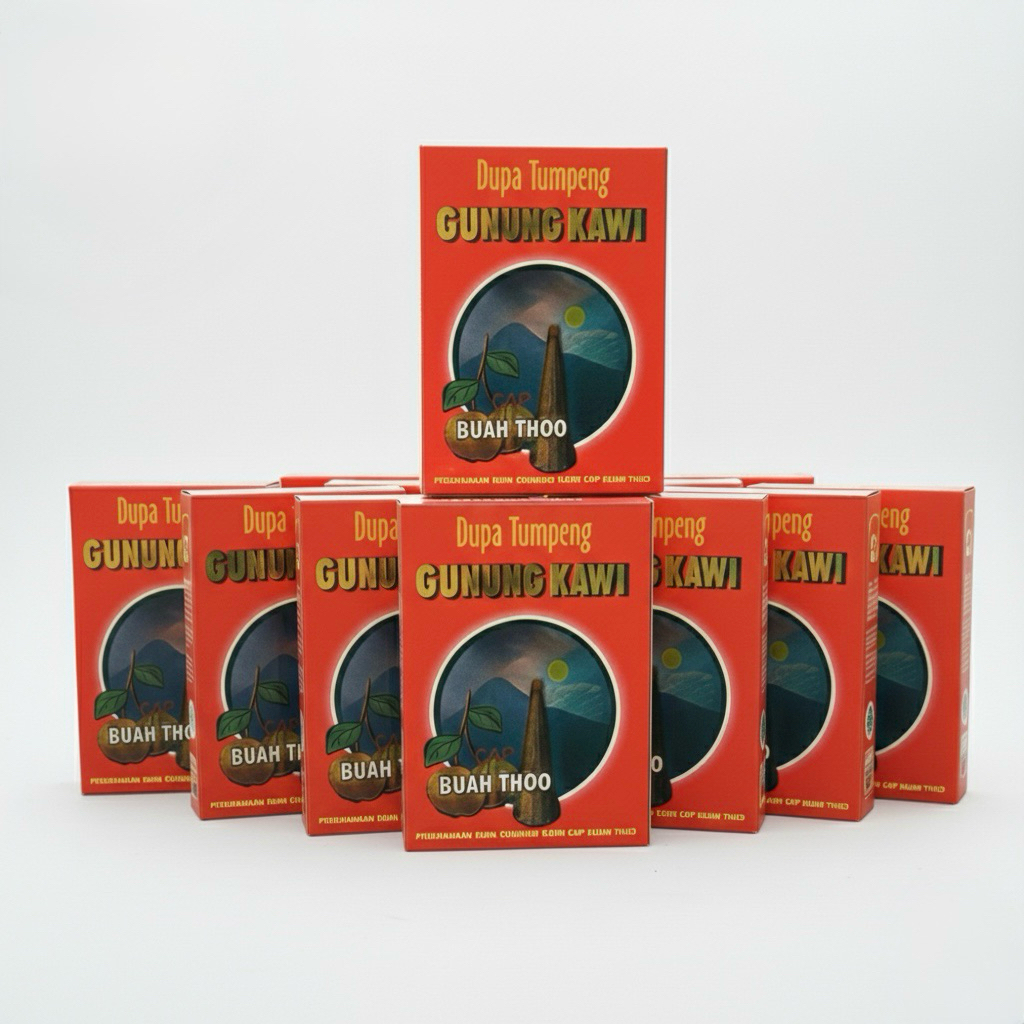 dupa kerucut gunung kawi merah cap buah thoo
