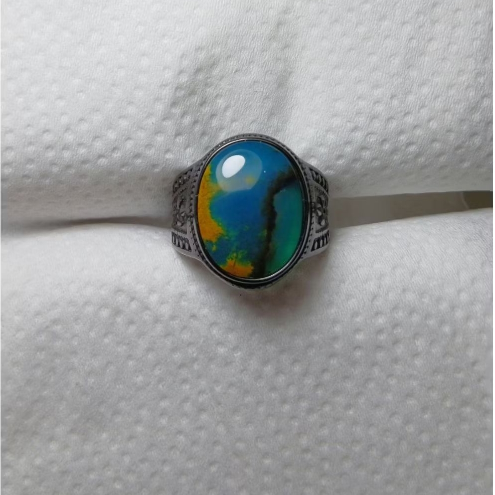 Cincin bacan doko kembang kristal natural