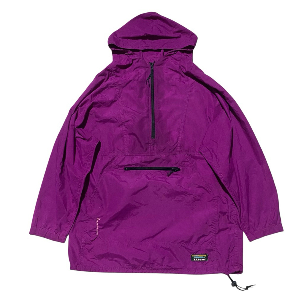 LL bean anorak pink jacket